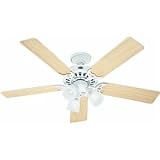 Hunter 26405 52-Inch Architect Light White