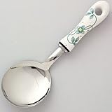 Pfaltzgraff French Quarter Casserole Spoon w/Porcelain Handle