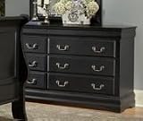 Home Elegance 599BK-5 BLACK DRESSER