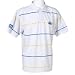 Lonsdale Stripe Polo Sn82 White/Royal Large