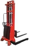 Dayton 5RRZ6 Stacker, Adj Base, 2200lb, 137In H