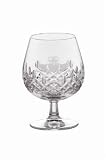 CRYSTAL BRANDY GLASSES - CLADDAGH 24% CRYSTAL PAIR OF BRANDY GLASSES