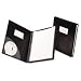 Esselte 63134 Executive Presentation Book with 12 Snap-In Poly Sleeves, PVC, Black