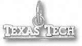 Texas Tech Red Raiders Solid Sterling Silver ''TEXAS TECH'' Pendant
