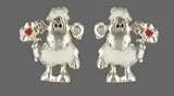 Eigenschaften Janusch / Ohrstecker Sheepworld 925 Silber Emaille Schaf mit Blume