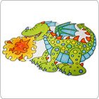 Childrens Toyshop  Toys : Dragon Floor Puzzle