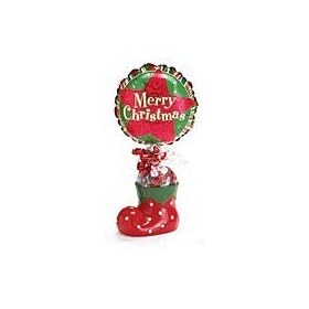 Ceramic Christmas Stocking Planter Gift