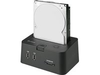 Lecteurs de carte mémoire externes Sharkoon SATA QuickPort Pro Station d'accueil pour Disque dur Noir SPECIAL OFFERS
