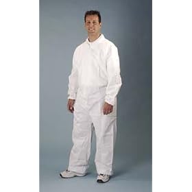 Blue VWR Critical Cover AlphaGuard Coveralls - Model 14001-564 - Size: Medium - Case of 25