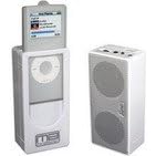 JLab Audio MBWG2 Miniblaster Portable Speaker for iPod Nano (Gen 2) - White