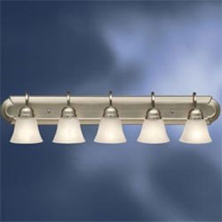 Kichler Brushed Nickel Builder Plus Bathroom & Vanity 4 or More Bulbs