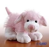 pink and white dog webkinz