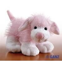 pink and white dog webkinz