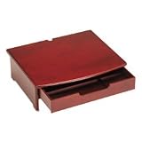 Wood Tones Monitor Stand, 15w x 13d, Mahogany