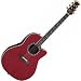 Legend LX Acoustic Electric Guitar Transparent Burgundy