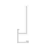 創建　ビニール　各種カラー　カラー見切縁　ＤＯＬ-1212　2ｍ（商品コード：31089/色木目調)