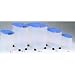 Pet Food Storage Container - Clear Plastic small (Clear/Blue) (Sm - 17.75