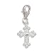 Jewelry : Filigree Cross Charm with Lobster Clasp