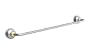KOHLER K-12151-CB Fairfax 24-Inch Towel Bar, Polished Chrome with Vibrant Polished Brass Accents