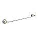 KOHLER K-12151-CB Fairfax 24-Inch Towel Bar, Polished Chrome with Vibrant Polished Brass Accents