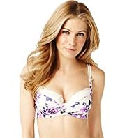 Per Una Jasmine Lace Padded Balcony B-DD Bra