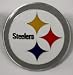 Pittsburgh Steelers Enamel Pewter Buckle, NFL Football Buckle