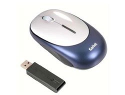 Saitek M100z Wireless Laser Mouse - Mouse - Laser - 3 Button(s) - Wireless - 2.4 Ghz - Usb Wireless Receiver - Metallic Blue Picture