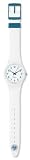 Swatch - Rolland Garros 2012 White Blanche - Original gent - Montre Mixte - Quartz Analogique - Cadran Blanc - Bracelet plastique blanc