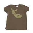 Deer Design Girl's Infant T-Shirt (Brown) - 6 Months