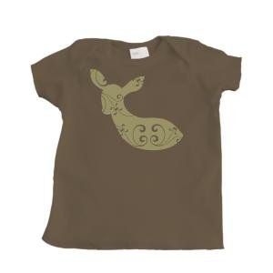 Deer Design Girl's Infant T-Shirt (Brown) - 6 Months
