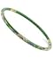 Green Cloisonn� Floral Bangle