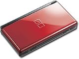 Crimson Red & Black Nintendo DS Lite Console & Free Crystal Carry Case