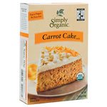 Simply Organic Carrot Cake Mix, 11.6-Ounce Boxes  (Pack of 3)