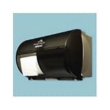 Georgia-PacificÿCompactrÿTranslucent SmokeÿSide-By-Side Double Roll Bathroom Tissue Dispenser (GPC567-84) Category: Regular Roll Toilet Paper Dispensers