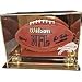 Buffalo Bills Gold Mirror Football Display Case