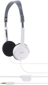 21VkZgXAo4L JVC Lightweight Headphone with Volume Control (White)