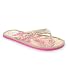 Daffy Raffia Flip Flop Pnk/nat Raffia - 3 Uk