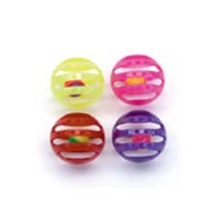 C CAT TOY SPNY LATTCE BALL 4PK