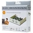 USB 2.0 4PORT Drive Bay Ivory