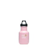 Klean Kanteen Stainless Steel Water Bottle with Poly Loop Cap (12-Ounce, Pink Renewal)