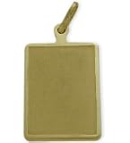 10 Karat Yellow Gold Satin Finish Rectangle Dog Tag 21Vl1JEIs7L. SL160 10 Karat Yellow Gold Satin Finish Rectangle Dog Tag