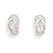 Sandals Polished Sterling Silver Post Stud Earrings