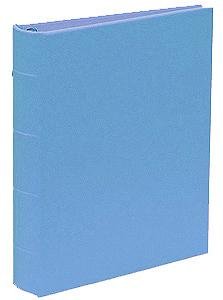 Saffiano-Blue eco-leather 2-up Clear Pocket 4-ring Album by Graphic Image - 4x6