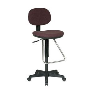 Office Star DC430-897 Economical Office Chair, Chrome Teardrop