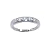 Nine Carat White Gold Cubic Zirconia Eternity Ring