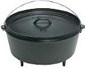 Lodge Logic Camp Dutch Oven , 6 Quarts., Pre-Seasoned Cast Iron