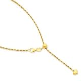 14k Yellow Gold Ajustable Chain