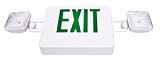 Fulham 01042 - FHEX24-W-D-G-RC 5 watt 120/277 volt LED White / Green Combination Exit Light