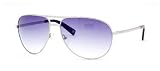 BANANA REPUBLIC MORGAN S 0YB7 GI SILVER FRAME BLUE GRADIENT LENS METAL AVIATOR SUNGLASSES. by