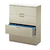 HON(R) 700, 42 Wide Lateral File, 2 Drawers, 28 3/8H x 42W x 19 1/4D, Black